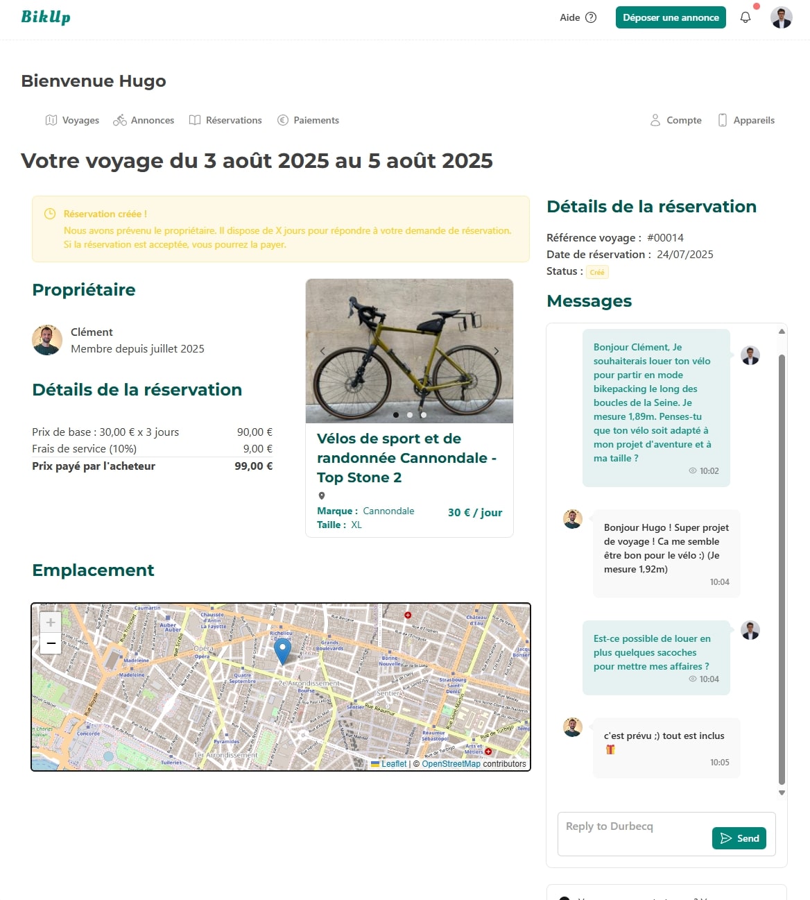 Location vélo électrique